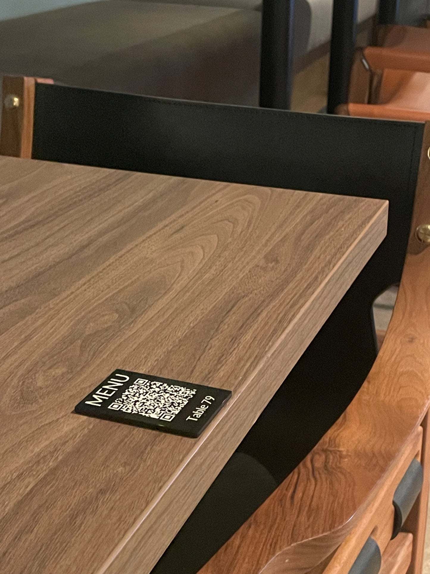 Bordkort med QR kode