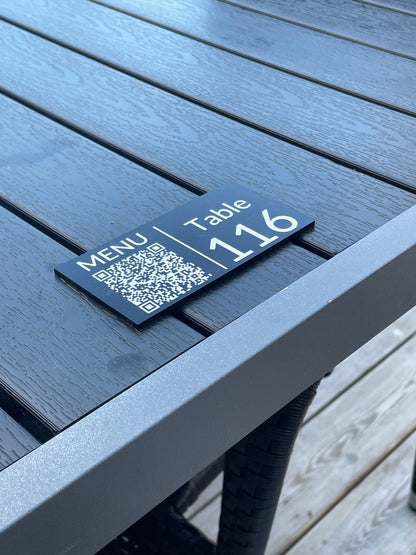 Bordkort med QR kode